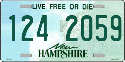 NH license plate 1242059