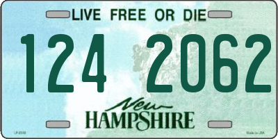 NH license plate 1242062