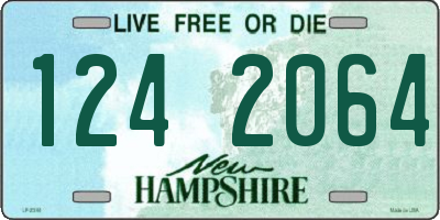 NH license plate 1242064