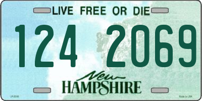 NH license plate 1242069