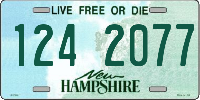 NH license plate 1242077