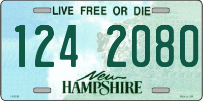 NH license plate 1242080