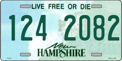 NH license plate 1242082