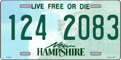 NH license plate 1242083