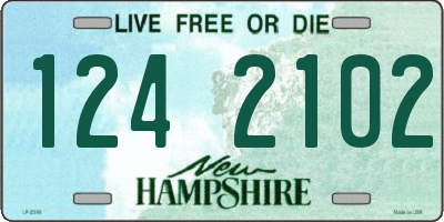 NH license plate 1242102