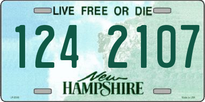 NH license plate 1242107