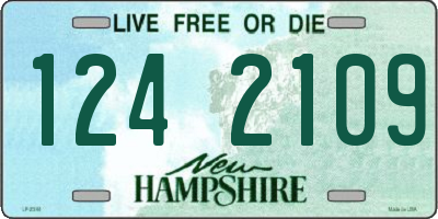 NH license plate 1242109