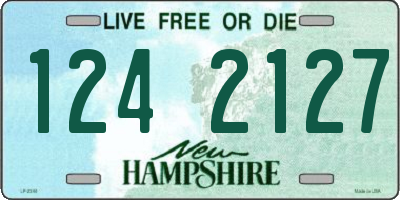 NH license plate 1242127