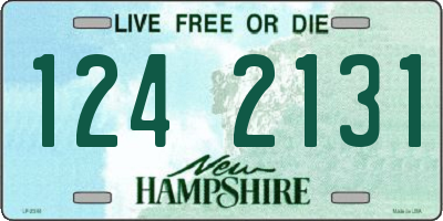 NH license plate 1242131