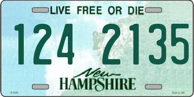 NH license plate 1242135