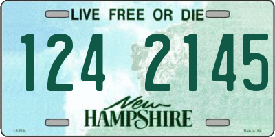 NH license plate 1242145