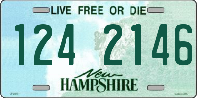 NH license plate 1242146