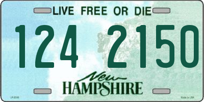 NH license plate 1242150