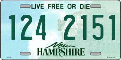 NH license plate 1242151