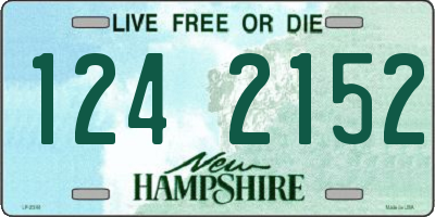 NH license plate 1242152