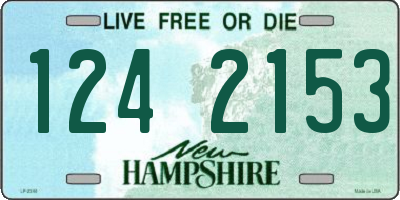 NH license plate 1242153