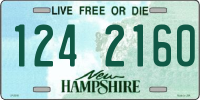 NH license plate 1242160