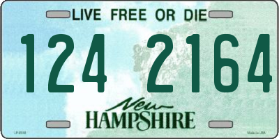 NH license plate 1242164