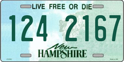NH license plate 1242167