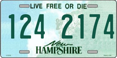 NH license plate 1242174