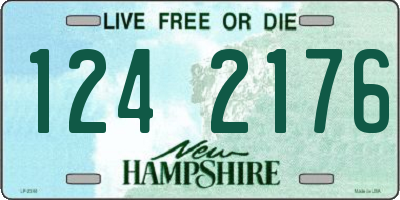 NH license plate 1242176