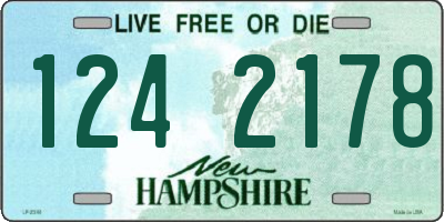 NH license plate 1242178