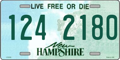 NH license plate 1242180