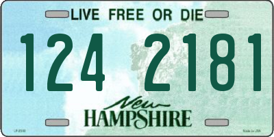 NH license plate 1242181