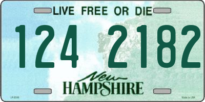 NH license plate 1242182