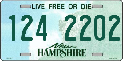 NH license plate 1242202
