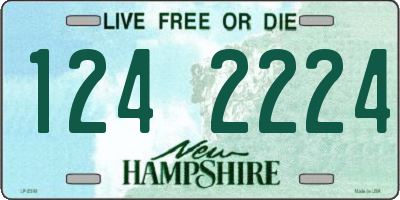 NH license plate 1242224