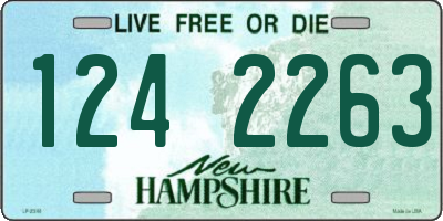 NH license plate 1242263