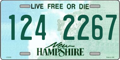 NH license plate 1242267
