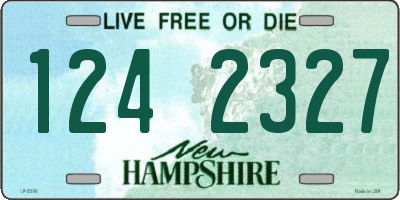 NH license plate 1242327