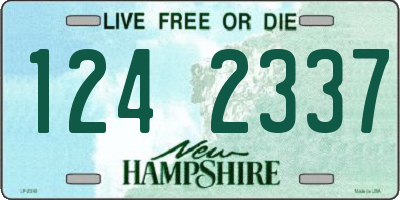 NH license plate 1242337