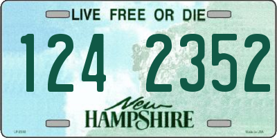 NH license plate 1242352
