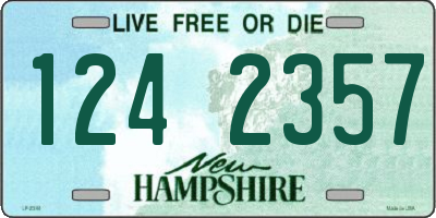 NH license plate 1242357