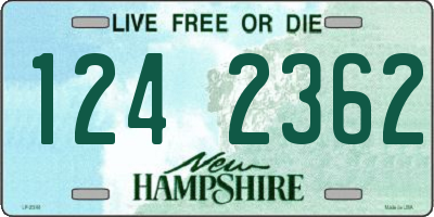 NH license plate 1242362