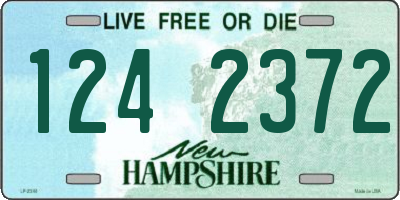 NH license plate 1242372