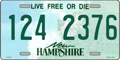 NH license plate 1242376