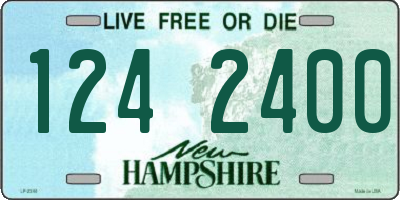 NH license plate 1242400