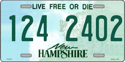 NH license plate 1242402