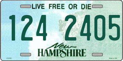 NH license plate 1242405