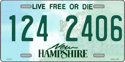 NH license plate 1242406