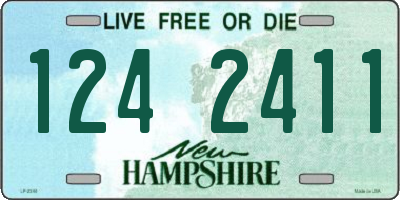 NH license plate 1242411