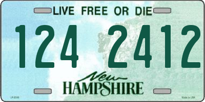 NH license plate 1242412