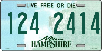 NH license plate 1242414