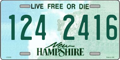 NH license plate 1242416