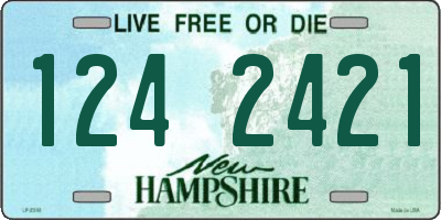 NH license plate 1242421