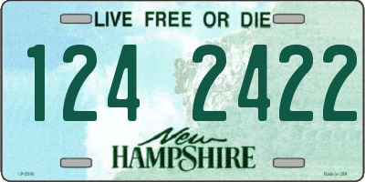 NH license plate 1242422